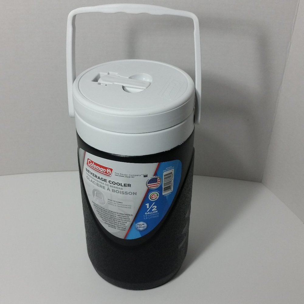 2 Coleman Personal Beverage Cooler 1/2 Gallon Black